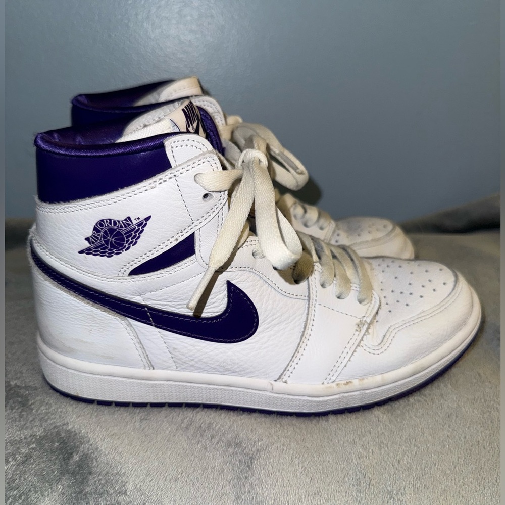 Nike Air Jordan 1 Retro High OG Court Purple women's sneakers